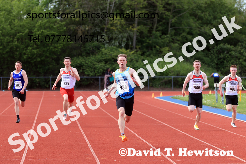200 metres, 2026 North Eastern Track and Field Champs, Shildon, County Durham. Photo: David T. Hewitson/Sports for All Pics